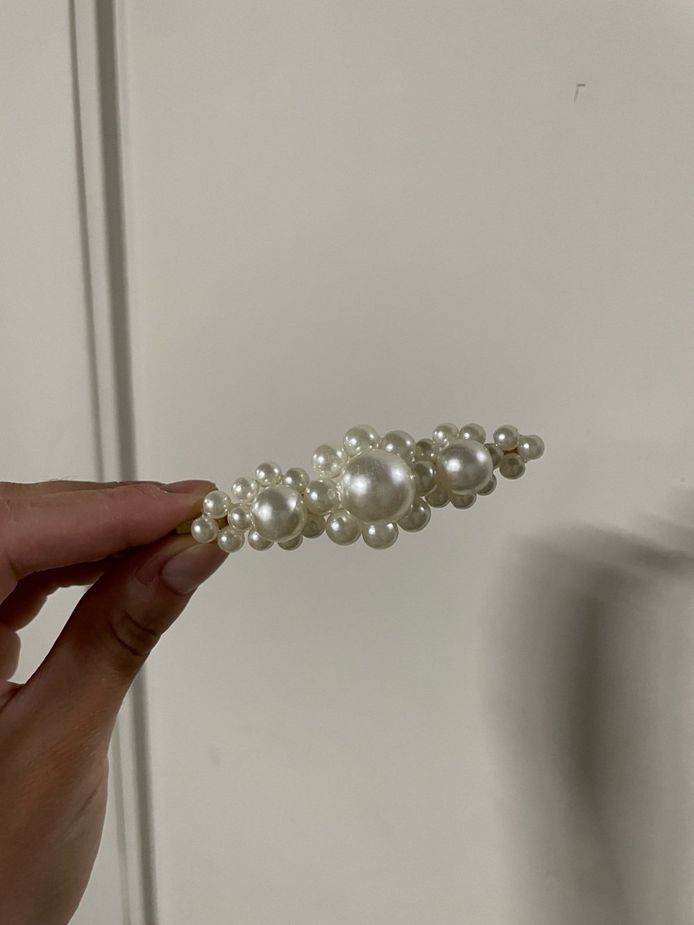 Elegant Pearl flower Cluster Hair Clip